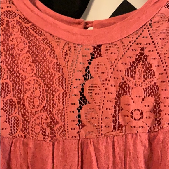 Orange lace blouse from Charlotte Russe - Picture 2 of 4